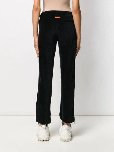 Heron Preston Logo Side Panels Track Pants In Black