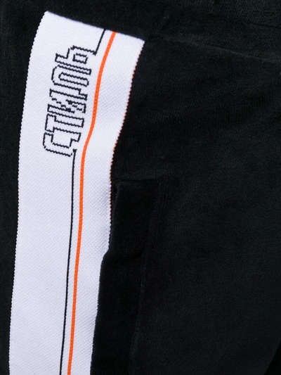 Heron Preston Logo Side Panels Track Pants In Black