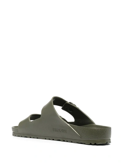 Shop Birkenstock Arizona Buckled Sandals In Green