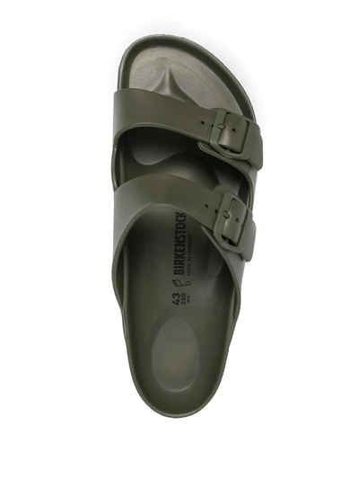 Shop Birkenstock Arizona Buckled Sandals In Green