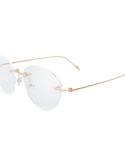 Shop Cartier Louis  Glasses In Gold
