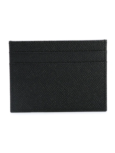 Shop Dolce & Gabbana Leather Card Holder In Black