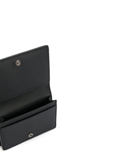 Shop Alexander Mcqueen Logo-print Wallet In Black