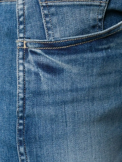 Shop 3x1 Raw Hem Jeans In Blue