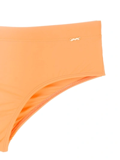AMIR SLAMA 纯色泳裤 - 橘色