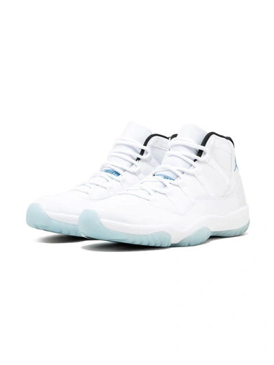 Shop Jordan Air  11 Retro "legend Blue" Sneakers In White