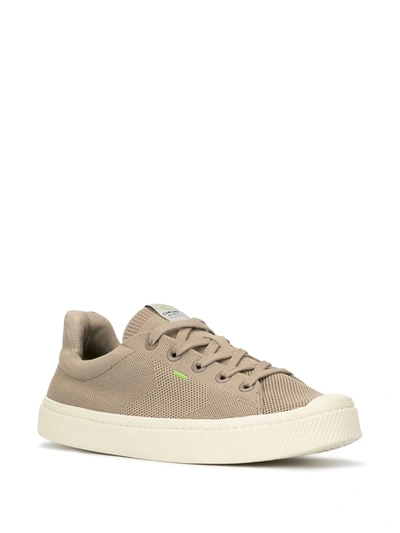 Shop Cariuma Ibi Low-top Knit Sneakers In Brown