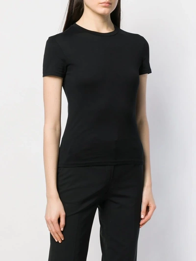 Shop Theory Fitted T-shirt In Black