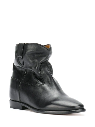Shop Isabel Marant Crisi Boots In Black