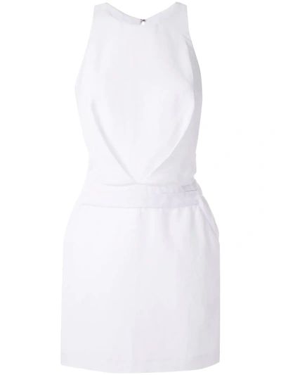 Shop Tufi Duek Ruffled Linen Playsuit In White