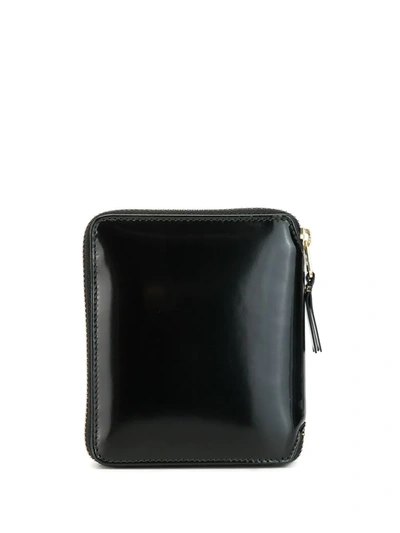 Comme Des Garçons Homme Deux Rectangular Zipped Wallet In Black