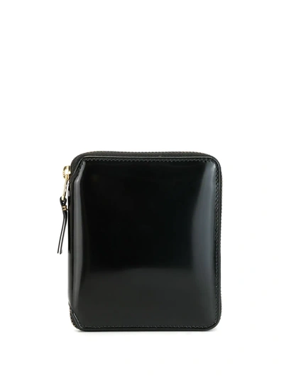 Comme Des Garçons Homme Deux Rectangular Zipped Wallet In Black