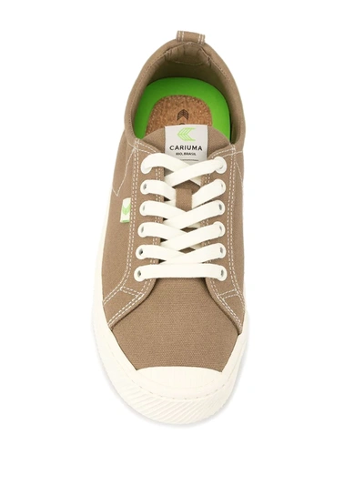 Shop Cariuma Oca Low-top Canvas Sneakers In Green