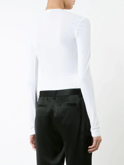 Shop Alix Irving Bodysuit In White