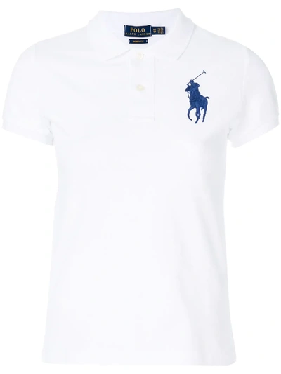 Shop Polo Ralph Lauren Big Pony Polo Shirt In White