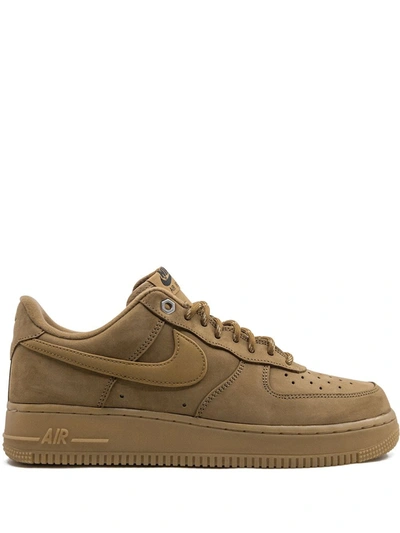 Shop Nike Air Force 1 '07 Wb "flax" Sneakers In Brown