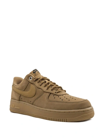 Shop Nike Air Force 1 '07 Wb "flax" Sneakers In Brown