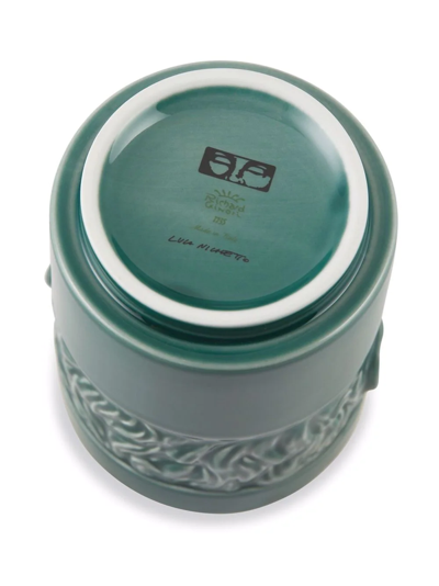 Ginori 1735 The Companion Lidded Candle In Grün
