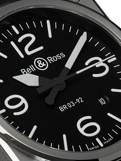 Shop Bell & Ross Br 03-92 Steel 42mm In Black B Black
