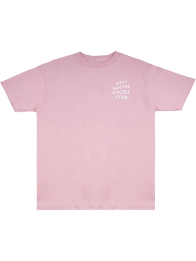 Shop Anti Social Social Club Kkoch T-shirt In Pink