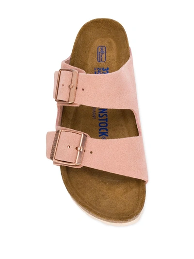 Shop Birkenstock Arizona Buckle Strap Sandals In Pink