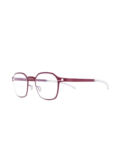 Shop Mykita Baker Square-frame Glasses In Purple