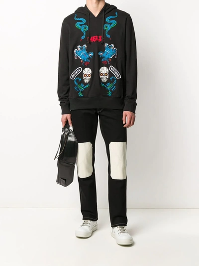 Shop Ktz Patch-embellished Hoodie In Black