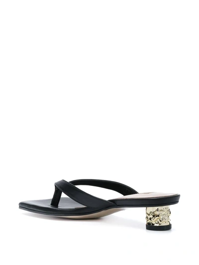 Shop Yuul Yie Lala 40mm Thong Sandals In Black
