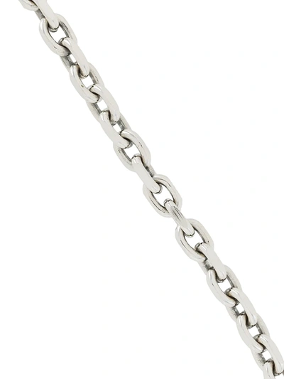 Shop Emanuele Bicocchi Skull Link Chain Necklace In Metallic