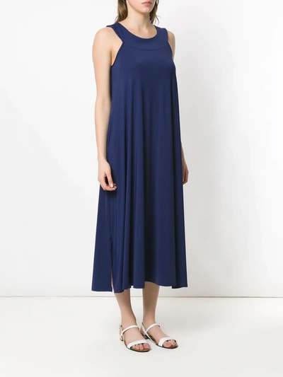 Shop Lygia & Nanny Manati Uv Dress In Blue