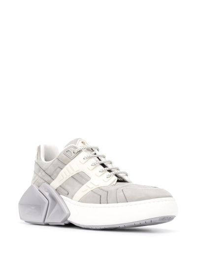 Shop Hide & Jack Silverstone Low Top Sneakers In Grey