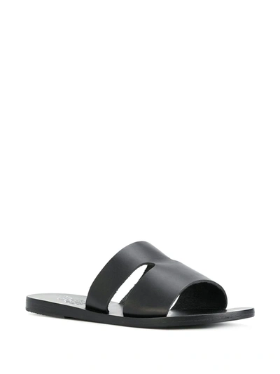 Shop Ancient Greek Sandals Classic Slip-on Sandals In Black