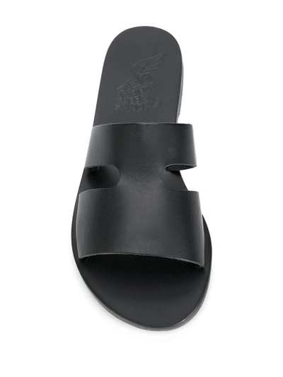 Shop Ancient Greek Sandals Classic Slip-on Sandals In Black