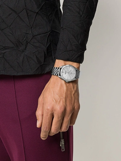 Shop Vivienne Westwood Conduit 40mm Watch In Silver