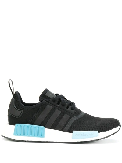 Adidas Originals Nmd R1 Rubber-paneled Trainers In Black |