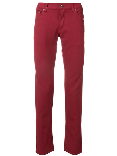 Shop Dolce & Gabbana Slim-fit Jeans In Red