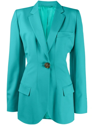 Shop Attico Donna Jacket In Green