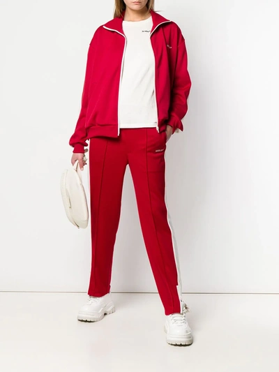 Ambush Side Stripe Track Trousers In Red