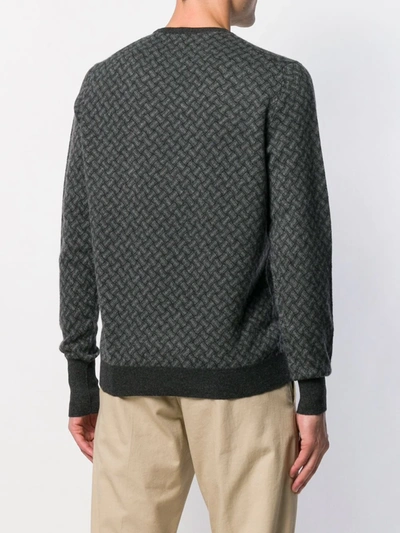 Drumohr Crew-neck Cashmere Sweater In Grey