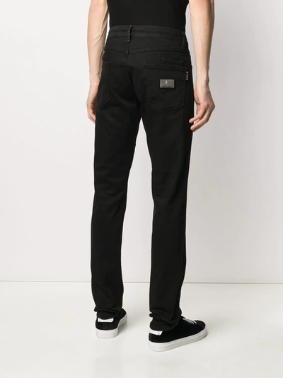 Shop Philipp Plein Slim-fit Jeans In Black