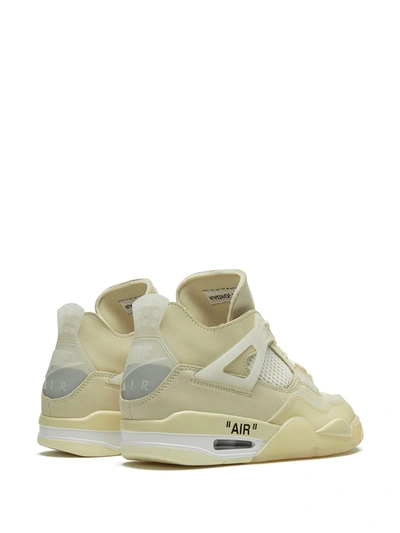 Shop Nike X Off-white X Off-white Air Jordan 4 Retro Sp "sail" Sneakers