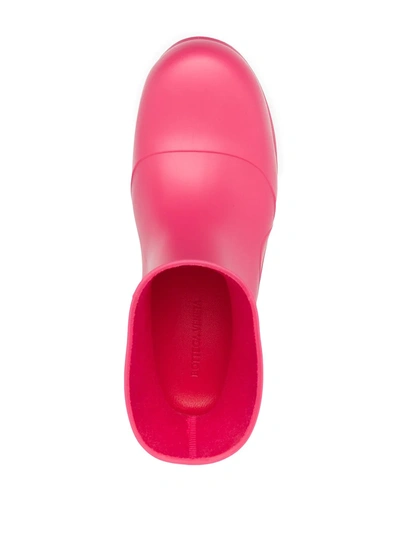Shop Bottega Veneta Bv Puddle Ankle Boots In Pink