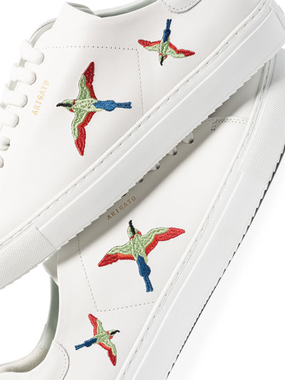 Shop Axel Arigato Clean 90 Bird Low-top Sneakers In White