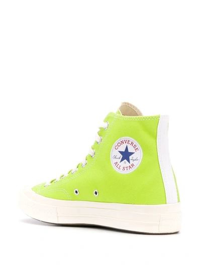 Shop Comme Des Garçons Play Chuck 70 High-top Sneakers In Green