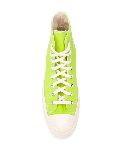 Shop Comme Des Garçons Play Chuck 70 High-top Sneakers In Green