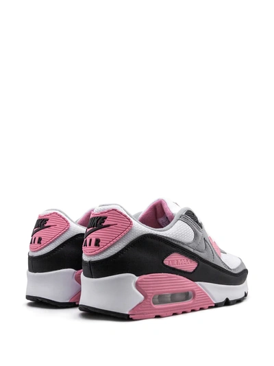 Shop Nike Air Max 90 ''rose Pink'' Sneakers In White