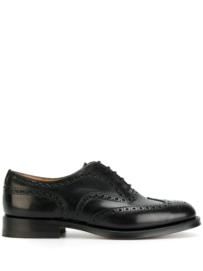 Church's Round-headed Oxfords In Black