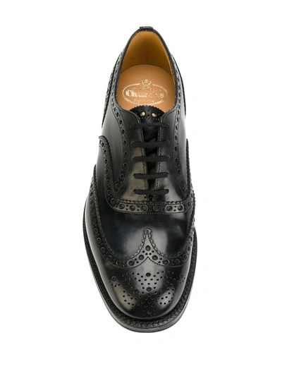 Church's Round-headed Oxfords In Black
