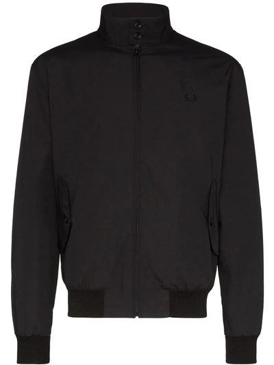 Fred Perry Harrington Bomber Jacket In Black