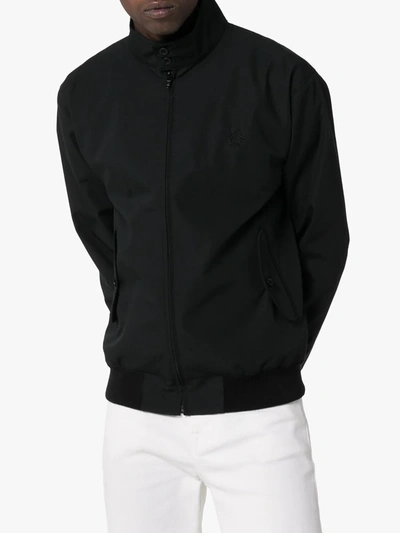 Fred Perry Harrington Bomber Jacket In Black | ModeSens